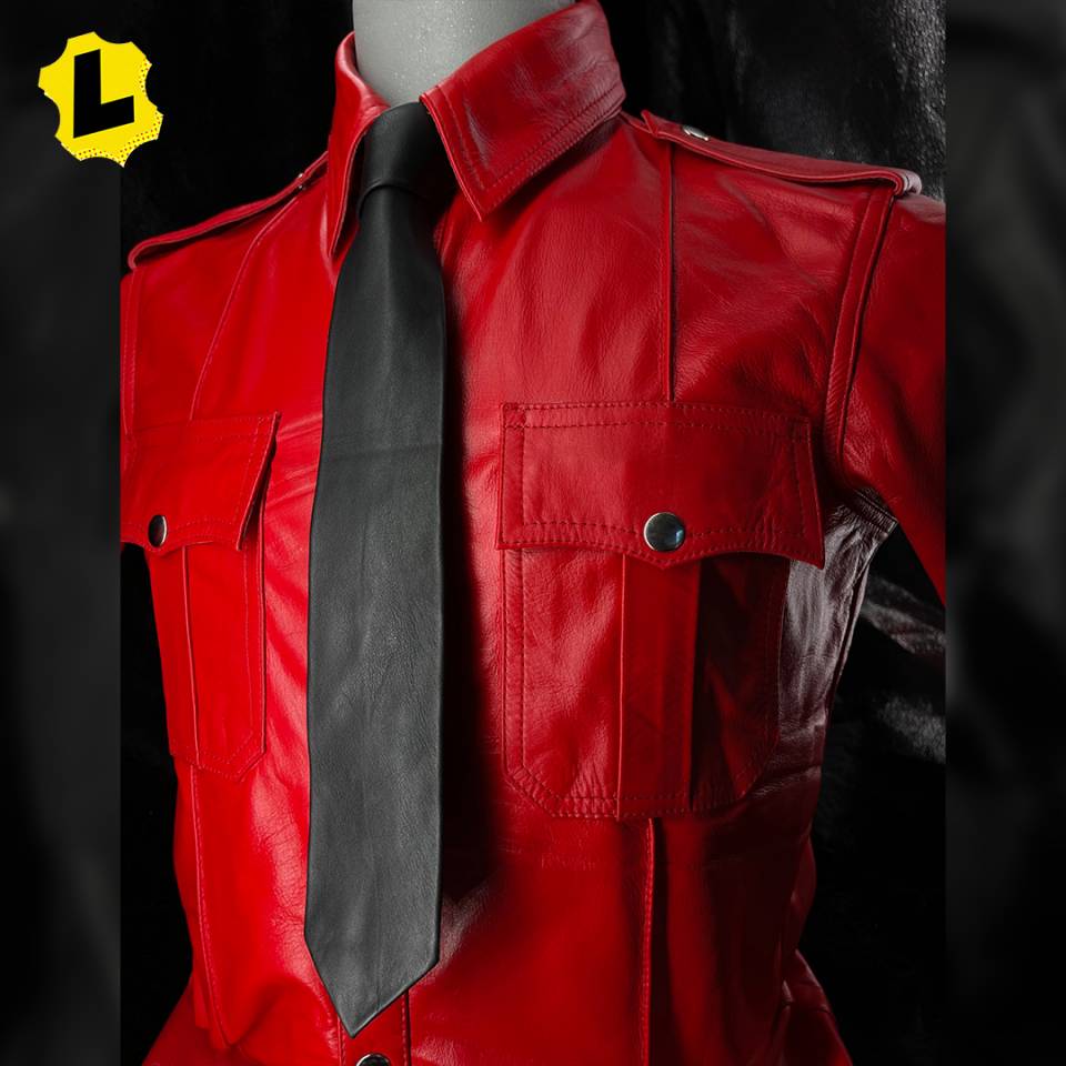 Solid Leather Shirt